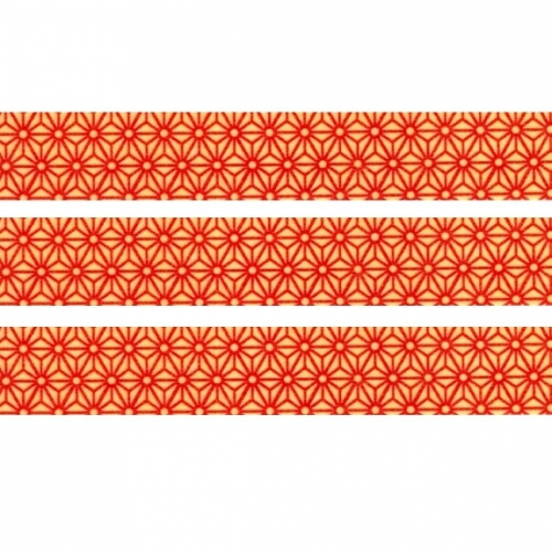 Washi Masking Tape Asanoah - rot/gelb