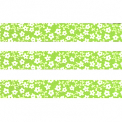 Washi Masking Tape Blumen - weiß/grün