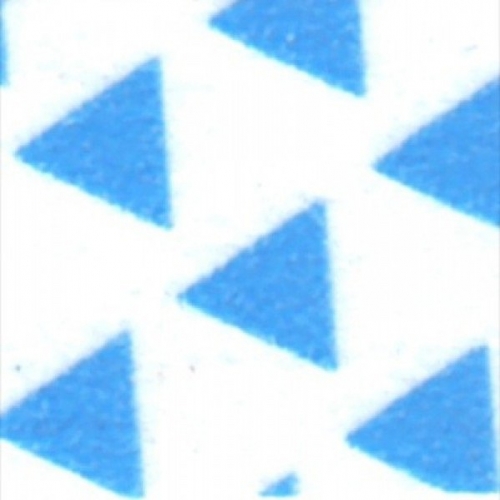 Washi Masking Tape Dreiecke - blau/weiß