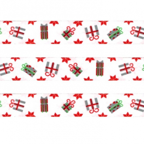 Washi Masking Tape Geschenke - rot/weiß