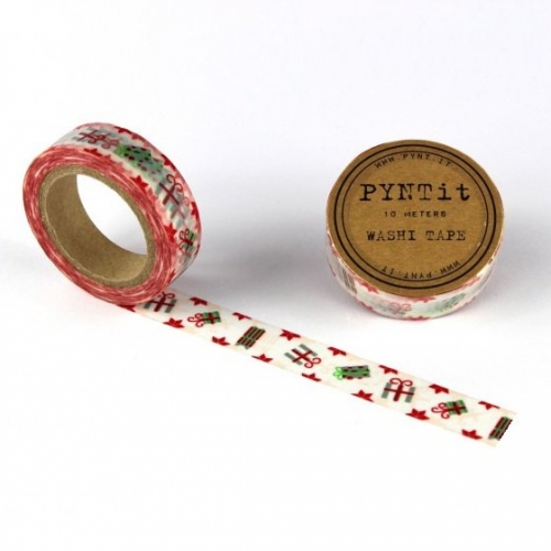 Washi Masking Tape Geschenke - rot/weiß