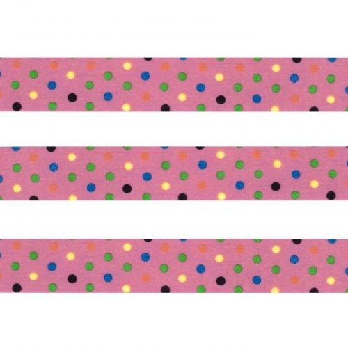 Washi Masking Tape Punkte - bunt/pink