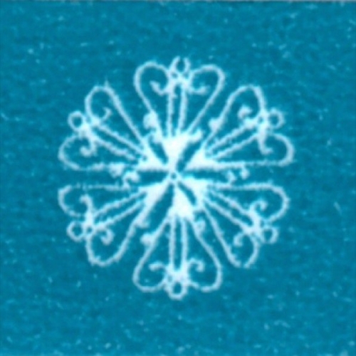 Washi Masking Tape Schneeflocken - weiß/blau
