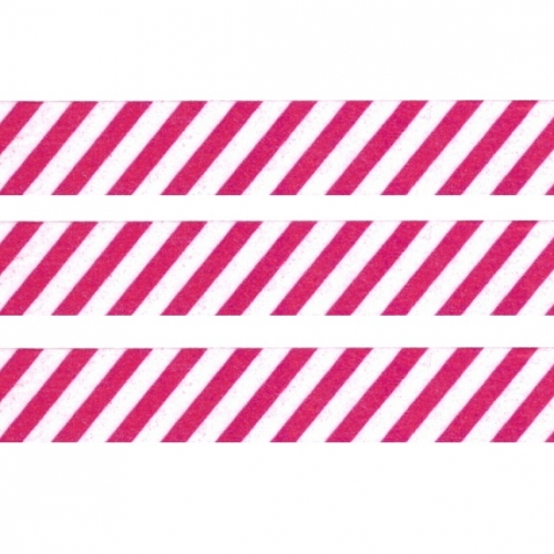 Washi Masking Tape Streifen - pink/weiß