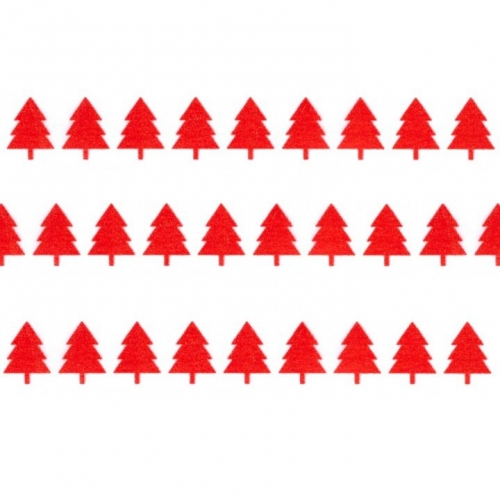 Washi Masking Tape Tannenbaum - rot/weiß