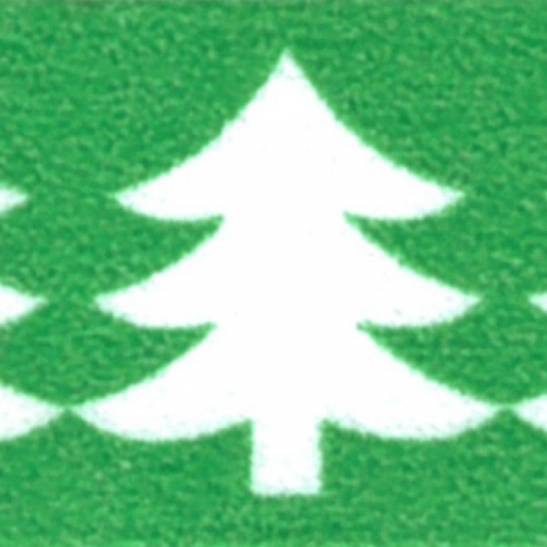 Washi Masking Tape Tannenbaum - weiß/grün