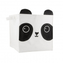 Aufbewahrungskorb Aiko der Panda - schwarz/weiß
