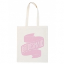 Jutebeutel - Bridesmaid - rosa
