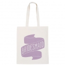 Jutebeutel - Bridesmaid - lila