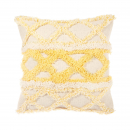 Kissen Scandi Boho - gelb/beige