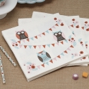 Papierservietten Kleine Eule