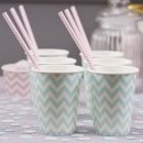 Party-Becher Chevron Divine - hellblau