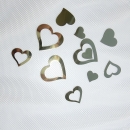 Konfetti - Herzen - gold